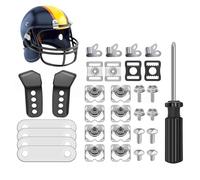 Goalkeeper Repair Kit - 31 Pieces with Staples Screws Replacement Joints - Hockey Tool Set | for Family Use Adults Men Women Garden and Outdoor Sports