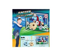 (Goalkeeper set + 2 silent footballs) Indoor golf toy Velcro football light flying dart interactive toy