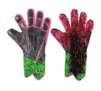Goalkeeper Soccer Adult Children s Waterproof Non-Slip Breathable Flexible Latex Palm Extreme Control Grip Sporty 3D Embossed Reflective Design
