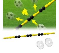 Goalkeeper Training Equipment - Single Line Soccer Training Aid for Enhanced Reflexes & Agility with Water Bag Stability - Perfect for Football Practice