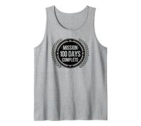 Goals Mission 100 Days School Complete Little Soldier Hunter Tank Top