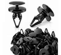 GoaMotors 30pcs 17/64" (6.5mm) Hole Cowl Grille Bumper Retainers Pins Wheelhouse Liner Rivet Push Type Retainer Clips for GM 11589290 for Ford W714040-S300 for Chrysler 6509049-AA, Air Duct Rivet