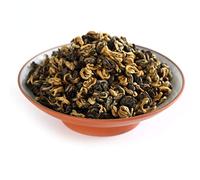 GOARTEA Dianhong Black Tea - 2Pcs 250g / Total 17.6oz Supreme Grade - Yunnan Fengqing Dian Hong Loose Leaf Tea - Chinese Dianhong - Snail Shape