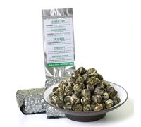 GOARTEA - Jasmine Dragon Pearls - 100g / 3.5oz Supreme Grade - Jasmine Pearl Green Tea - Chinese Green Tea Loose Leaf