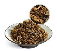 GOARTEA Jinjunmei Black Tea - 100g / 3.5oz Supreme Grade - Fujian Jin Jun Mei Tea - Golden Beautiful Eyebrow Chinese Loose Leaf - Golden Buds