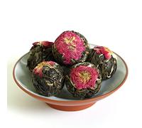 GOARTEA Puerh Tea Cake 250g / 8.8oz 2017 Year - Raw/Sheng Chinese Pu erh Tea - Red Rose Flower Bulang Tuocha - Yunnan Puer Pu'er