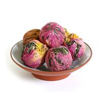 GOARTEA Puerh Tea Cake 2pcs 250g / Total 17.6oz 2017 Year - Raw/Sheng Chinese Pu erh Tea - Peony Flowers Bulang Tuocha - Yunnan Puer Pu'er