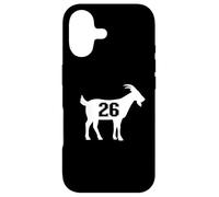 Goat 26 G.O.A.T. Number Twenty Six Goat Case for iPhone 17