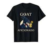 Goat Aficionado Farm Humor Country Graphic Print T-Shirt