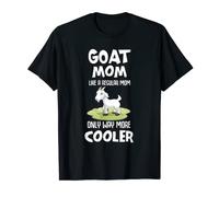Goat Animal Caprine Farmer Mother's Day Gift Goat Mom T-Shirt