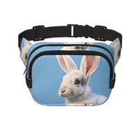 goat-antelope Printed multifunctional waist bag, unisex trendy messenger bag, travel sports storage bag