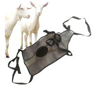 Goat Anti-Breeding Apron - Anti-Mating Skirt For Sheep & Goats, Livestock Clothing With Adjustable Straps, Anti- Breeding Skirt For Animal, Farm Animal Protection (Black)