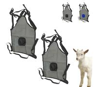 Goat Anti Breeding Apron, Anti Mating Skirt Goat Apron, Anti-mating Sheep Bellyband, Animal Supplies, Anti-mating Sheep Bellyband, Livestock Clothing (2Pcs*Black)