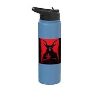 Goat Antichrist Satanism Devil Seal Goth Occult Satan Stainless Steel Insulated Water Bottle