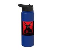 Goat Antichrist Satanism Devil Seal Goth Occult Satan Stainless Steel Insulated Water Bottle