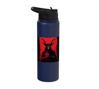 Goat Antichrist Satanism Devil Seal Goth Occult Satan Stainless Steel Insulated Water Bottle