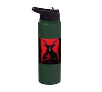 Goat Antichrist Satanism Devil Seal Goth Occult Satan Stainless Steel Insulated Water Bottle