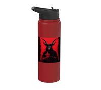 Goat Antichrist Satanism Devil Seal Goth Occult Satan Stainless Steel Insulated Water Bottle