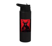 Goat Antichrist Satanism Devil Seal Goth Occult Satan Stainless Steel Insulated Water Bottle