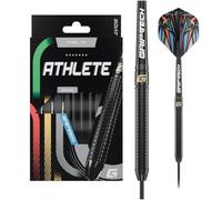 GOAT - Athlete Black Brass Steeldarts 13 Gram, Incl. 3 Barrels, 3 Flights & 3 Shafts
