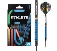 GOAT - Athlete, Brass Darts, Blue, 12G, Tapered Nose, Milled, Straight