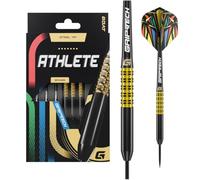 GOAT - Athlete Yellow Brass Steeldarts 12 Gram, Incl. 3 Barrels, 3 Flights & 3 Shafts