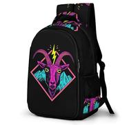Goat Backpack for Girls, Kids Cute Kindergarten Daycare Children's Rucksack Sheep School Bag for Travel