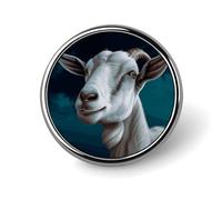 Goat Backpack Pin Cute Brooch Decoration Brooches for Women Mens Lapel Pins for Suits Fashion Button Badges for Hat Backpacks Purses Jackets Shirt Suit Lapels-Square