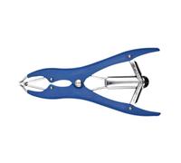 Goat Banding Kit, Stainless Steel Bander Snap Pliers with 100 Pieces Castrator Castration Rings, Calves Goat Bander Castrato