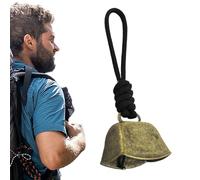 Goat Bells with Strap - Retro Metal Sound Accessory for Collars, Clear-Tone Copper Chimes for Grazing Animals | Decorative Farm Gear for Ranch, Pasture, Camping, or Outdoor Herd Tracking Use