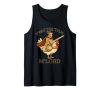 Goat Billy Goat TWAS The Tism M'Lord Funny Autism Meme Tank Top