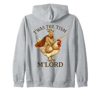 Goat Billy Goat Twas The Tism M'Lord Funny Autism Meme Zip Hoodie