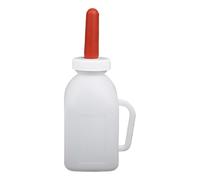 Goat Bottle Teat - Feeding Bottle for Cows Multifunctional Teat Bottle with Wide Bottle Neck for Calves Rearing and Young Animal Feeding