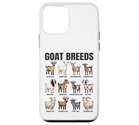 Goat Breeds Chart for Kids Farm Animals Learning Guide Case for iPhone 12 mini