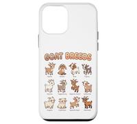Goat Breeds for Kids Farm Animals Learning Chart Case for iPhone 12 mini