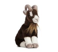 Goat Brown Billy Farm Plush Soft Toy - 20cm - Living Nature Cute NEW