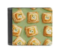 Goat Cheese Puff Men's Wallet Bifold RFID Blocking Wallet Slim Billfold Pocket with Card Holders for Women