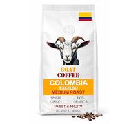 Goat Coffee Colombia Excelso Whole Bean Coffee - 100% Arabica Single Origin - Medium Roast with Bright Notes of Sweet & Fruity - Premium Fresh Roasted Coffee Beans - 1kg
