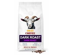 Goat Coffee Dark Roast Whole Coffee Beans 1kg - Lab Tested Mycotoxin & Mold Free - 100% Arabica Coffee Beans - Intense Bold & Smoky Flavour - Professional Grade Dark Roast