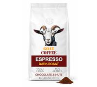 GOAT COFFEE Espresso Dark Roast Ground Coffee 1kg | 100% Arabica Single Origin Beans | Strong Intense Flavour with Chocolate & Nutty Notes | Ideal for Espresso Machine, French Press & Cafetiere