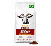 Goat Coffee Ground Coffee 1kg - Brazil Sul de Minas Speciality Coffee - Single Origin Medium Roast 100% Arabica - Chocolate & Almond Tasting Notes - Filter & Cafetière