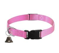 Goat Collar with Bell - Adjustable 3/4" Nylon Collar, Bell Tag, Pet Accessories for Goats, Sheep, Small Animals | Prevents Lost to