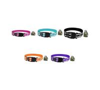 Goat Collars and Bells, Goat Collars With Bells, Nylon, Adjustable, For Small Farm Animal Sheep Cow Accessories, 5PCS(A)