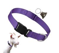 Goat Collars with Bells - Adjustable Goat Collar Set | Anti-Lost Design with Sound Cowbell for Cows, Goats & Pets
