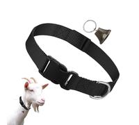 Goat Collars with Bells | Adjustable Nylon Pet Collar, Anti-Lost Bell for Grazing Accessory Cattle Animals Farm Herd Goat Cow Sheep