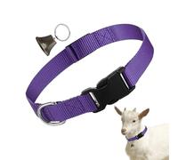 Goat Collars with Bells - Adjustable Nylon Sheep Collars Set - Anti-Lost Grazing Bell, Livestock Accessories for Farms & Ranches