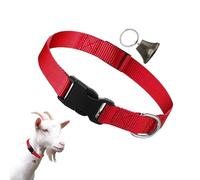 Goat Collars with Bells | Adjustable Nylon Sheep Collars Set - Leak-proof Campanaccio for Pasture, Farms and Ranch