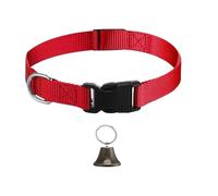 Goat collarwith Bell - 14.3-20.7in Adjustable Strap, Nylon Zinc Alloy Buckle, Grazing Bell collarwith Loud Anti Design | Livestock Accessory for Goat, , Cow, Pet Farm, Herd and