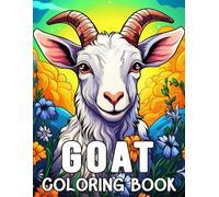 Goat Coloring Book: 50 Cute Images for Stress Relief and Relaxation