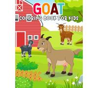 Goat coloring book for kids.